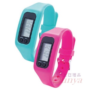 KT72矽膠計步器電子錶