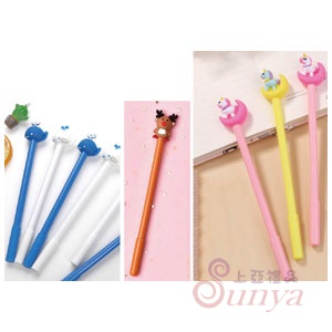 865動物卡通中性筆