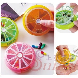 ZA32漾彩旋轉七格藥丸盒