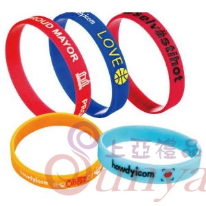 訂製品-矽膠廣告手環