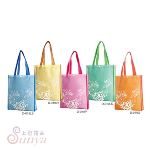 D-019 牡丹花不織布袋