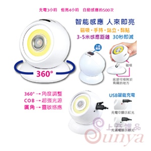 AK-06063U 360°智慧人體感應燈