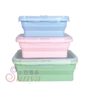 PCJR-101-S 矽膠折疊保鮮盒(500ml)