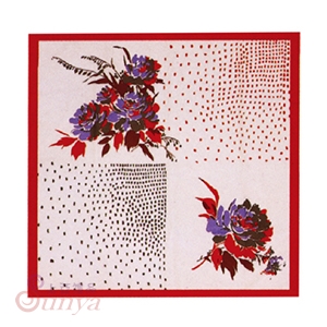 VJ209-1 聖誕花絲巾(不含盒)