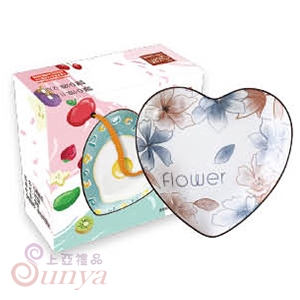 CI-110L心饗食成心型盤(春花秋月)