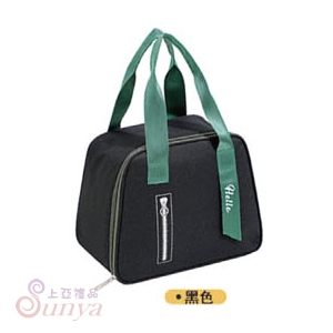 1039A 梯形長織帶保溫保冷袋(黑色)