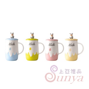 CI-Q470浮雕牛奶馬克杯