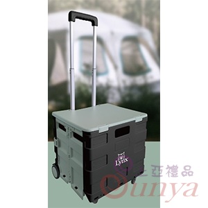 LY-2732 四輪摺疊購物車45L(彩盒裝)