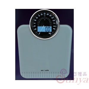 DB8268數位指針式 玻璃電子體重秤