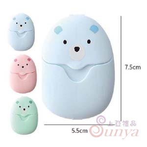 8X-VGQS小熊50片裝香皂紙