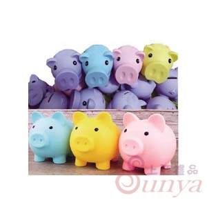 8X-V51塘膠小豬存錢筒(可客製)