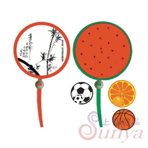 WJRW-02B 21公分口袋手挽扇(O