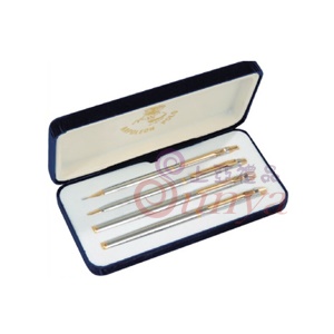 B4-6202 POLO 4入白鉻禮盒(絨盒)