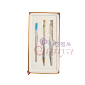 6202BM POLO白鉻原子筆+鉛筆+筆芯