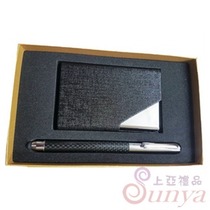 8X-19紳士名片盒鋼珠筆
