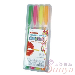 FM-35雄獅螢光筆4支裝