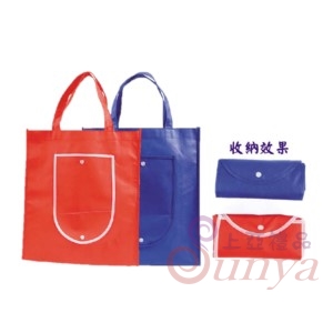 BAG-F摺疊購物袋(紅色/藍色)