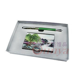 C071觸控綠鑽+楊柳名片夾