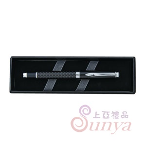 J031碳纖鋼珠筆緞帶禮盒