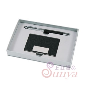 C039觸控白/黑+釉黑名片夾