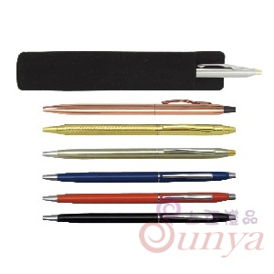 21V-32080原子筆(彩) 含絨布套