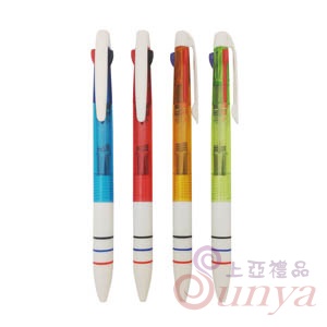 22V-1240三線三色透明筆