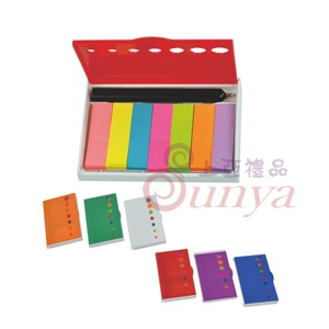 19V-9002原子筆+七彩便籤盒