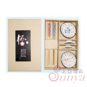 和風2入筷碟組