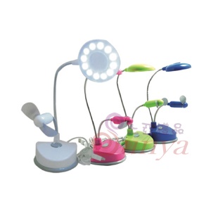12LED檯燈風扇