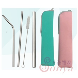 304不鏽鋼吸管組(淺水布套)