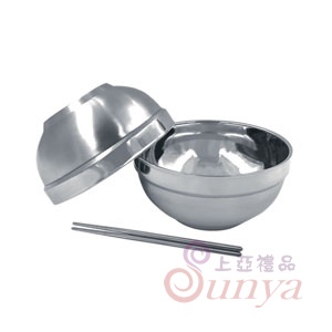 TH-385 304不鏽鋼碗筷2入組