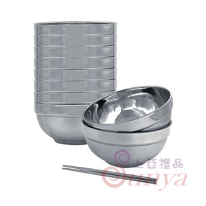 TH-388 304不鏽鋼碗筷10入組