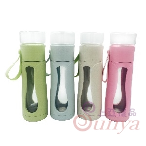 L4202小麥泡茶玻璃水瓶300ML