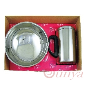 BL029 14cm隔熱碗+禮品杯350ml