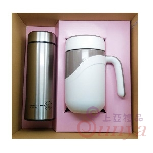 H031妙廚師陶瓷內膽保溫杯200ml+TOP-CHEF馬卡龍陶瓷辦公杯380m