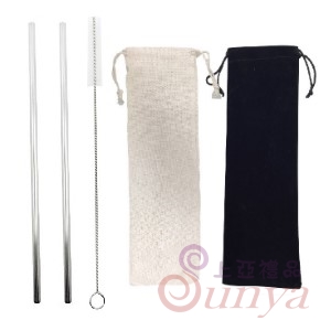ST30401 304細管×2+刷具+白色棉袋(OPP袋)