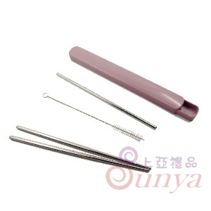 A042-5 304細管+刷具+23筷+抽盒(台製)