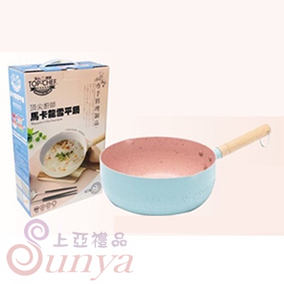 L2301頂尖廚師馬卡龍雪平鍋23cm(玻璃蓋)