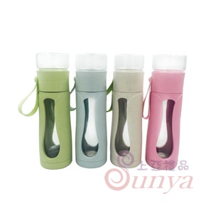 L4202小麥泡茶玻璃水瓶300ML