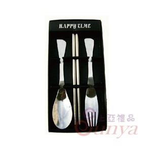 A071魚尾匙筷叉禮盒