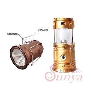E038太陽能充電露營燈