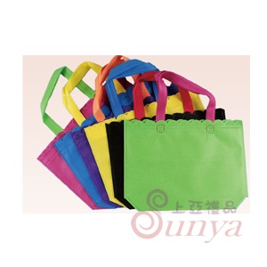 F075F花邊不織布購物袋(有底無側)