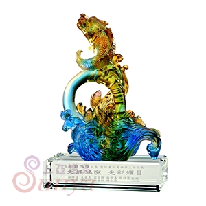 C8338 琉璃精品-獨占鰲頭