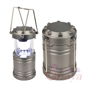 GQ-1817時尚銀LED伸縮露營燈