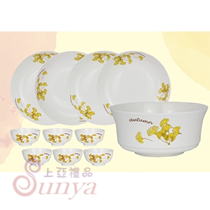 3122黃金花902餐具組