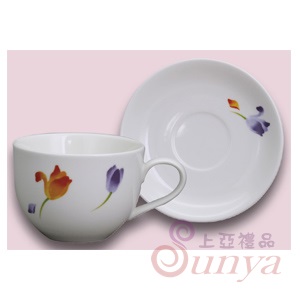 0518鬱金香咖啡杯組