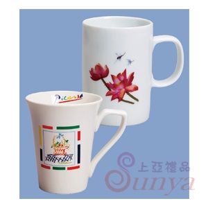 0548-A荷花浮雕馬克杯