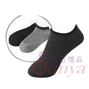 NCZ-5312竹炭節色船形襪