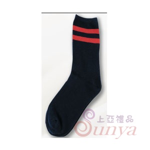 N5-1890棉條紋襪(單入)