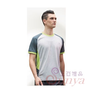 VS7603-36運動短T恤100%POLYESTER